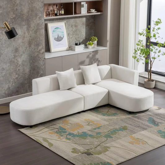 Living Room Sectional Sofa Couch 110.2", Modern Upholstered couch L Shaped 4 Seater Modular Sectional Sofa for Living Room