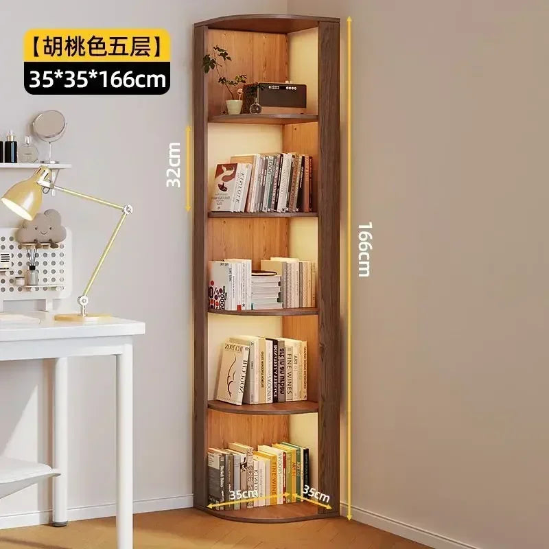 Bookcase Multi-layer Floor-to-ceiling Living Room Simple Storage Shelf Bedroom Bookshelf Kindergarten Locker Magazine Book Rack