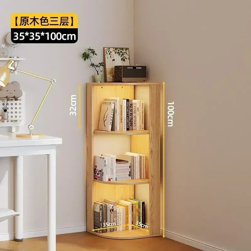 Bookcase Multi-layer Floor-to-ceiling Living Room Simple Storage Shelf Bedroom Bookshelf Kindergarten Locker Magazine Book Rack