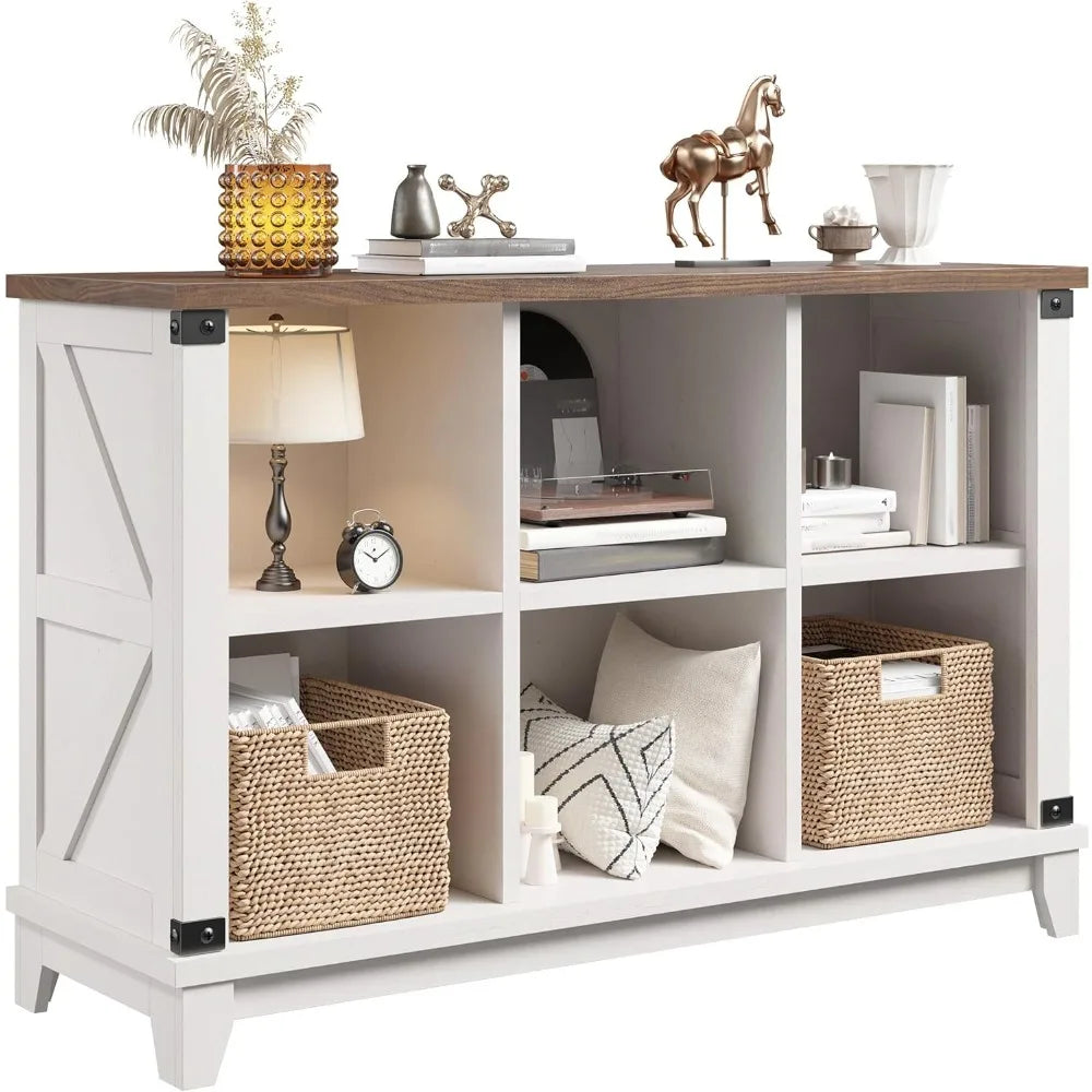 Storage Organizer 6 Cube , Bookshelf with Storage, White Cube Storage Organizer, Cube Storage Shelf for Bedroom