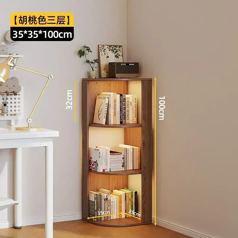 Bookcase Multi-layer Floor-to-ceiling Living Room Simple Storage Shelf Bedroom Bookshelf Kindergarten Locker Magazine Book Rack